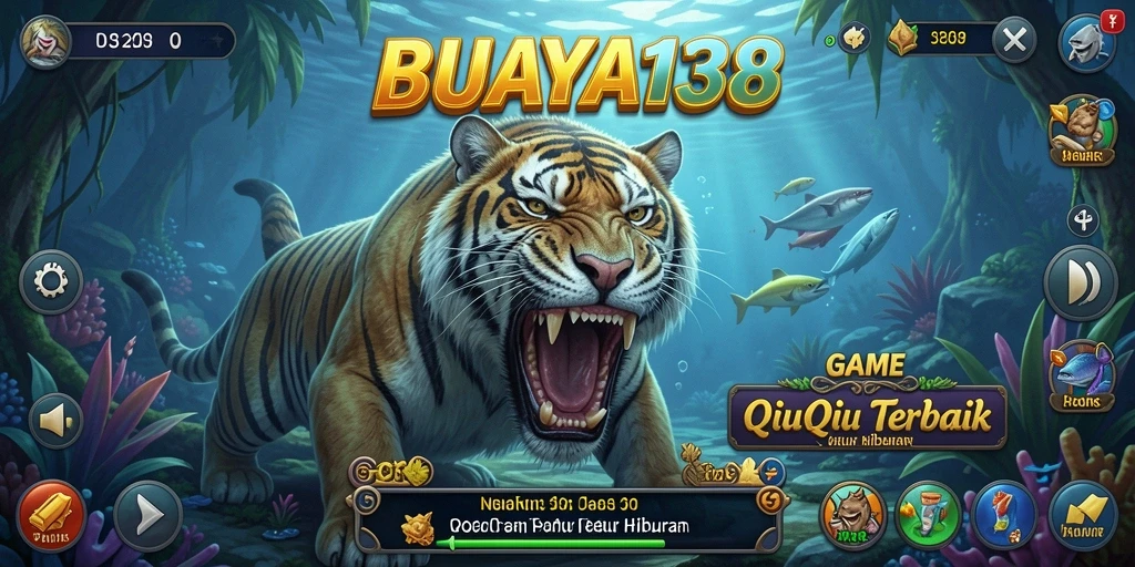 Tampilan gameplay QiuQiu yang seru dan menghibur di BUAYA138.