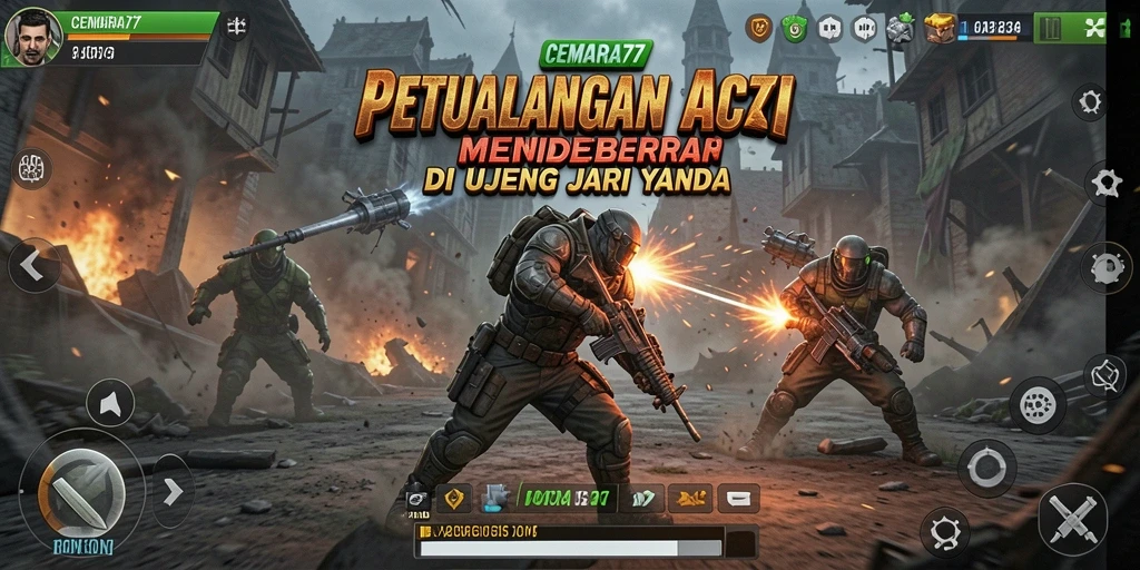 Gameplay CEMARA77 yang mendebarkan dengan aksi tanpa henti.