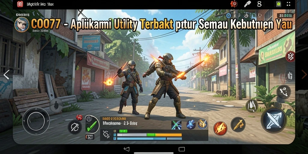 Tampilan menarik dari aplikasi COO77 yang mempermudah berbagai tugas.