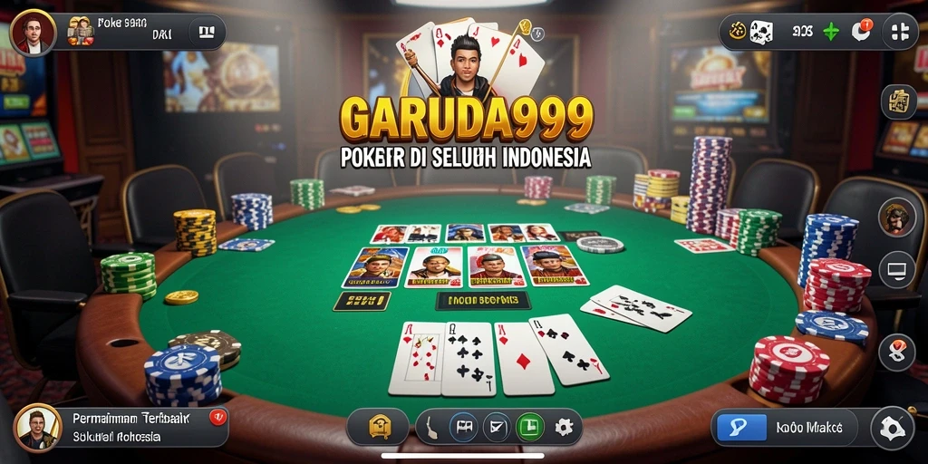 Tampilan gameplay GARUDA999 yang menarik dan penuh aksi Poker.