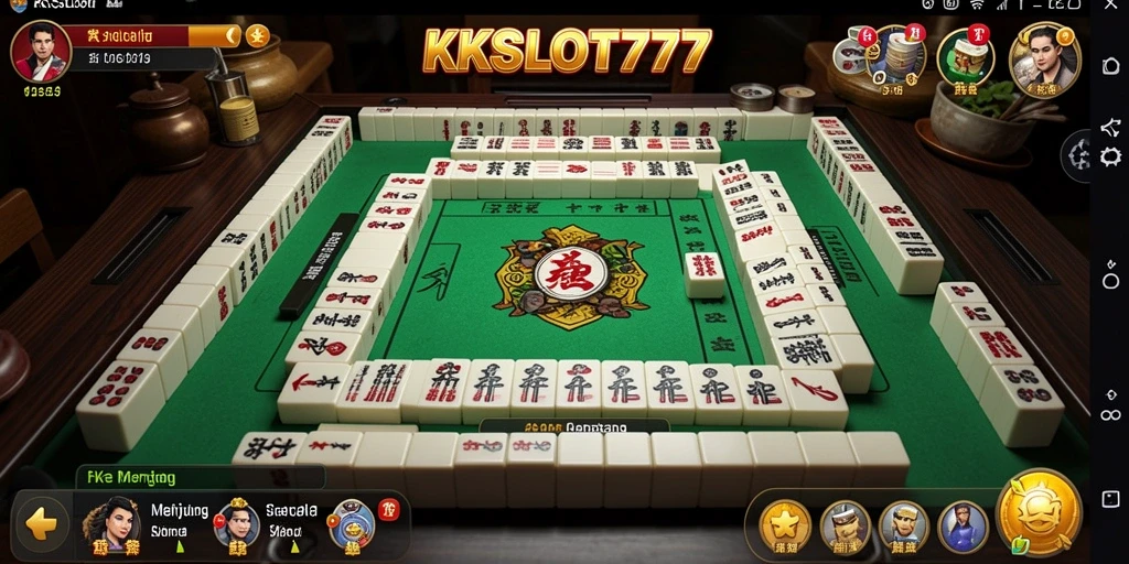 Screenshot KKSLOT777 menampilkan gameplay Mahjong yang seru dan menantang.
