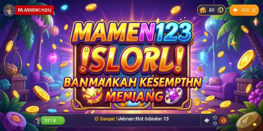 Tampilan menarik gameplay slot MAMEN123 dengan beragam fitur.