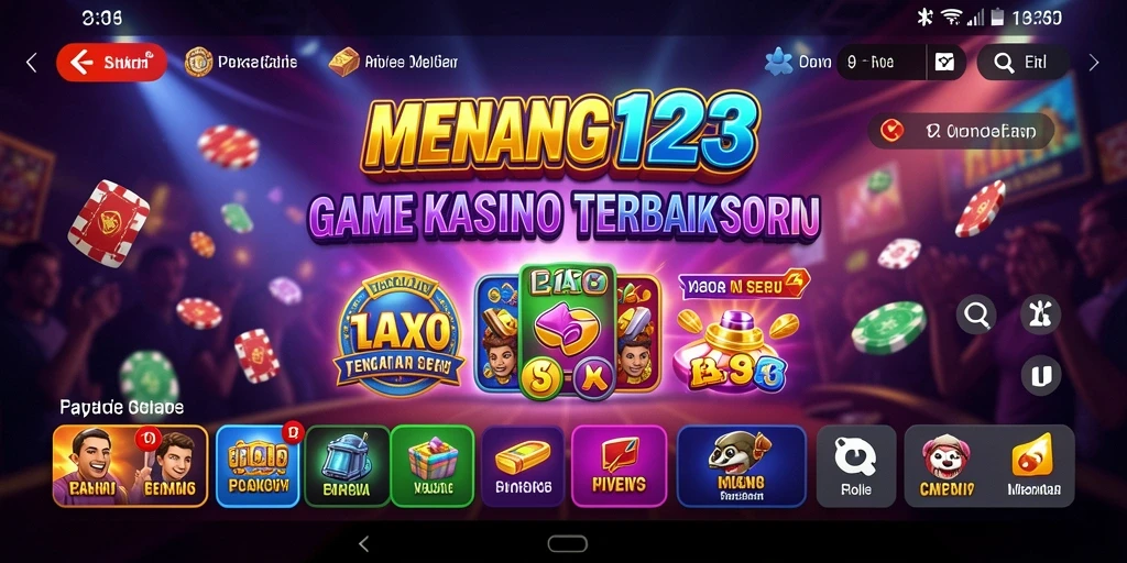Tampilan gameplay Kasino yang seru dan menegangkan di MENANG123.