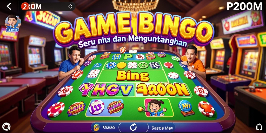 Tampilan gameplay seru di P200M dengan Bingo yang mendebarkan.