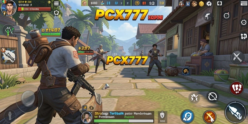 Tampilan gameplay PCX777 dengan strategi yang mendebarkan.