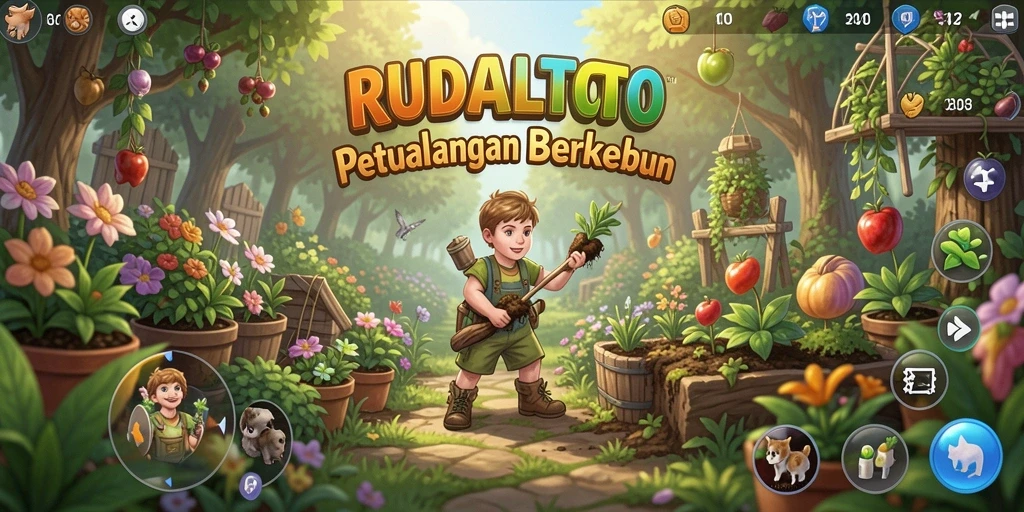 Tampilan menawan dari gameplay <strong>RUDALTOTO</strong> yang penuh warna dan dinamis.
