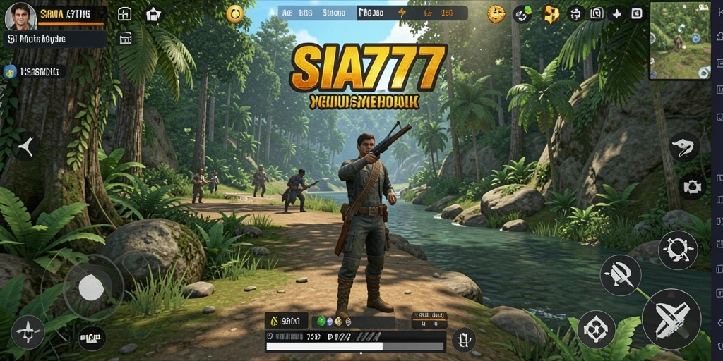 Screenshot menunjukkan gameplay simulasi yang menarik dan interaktif dari SIA777.