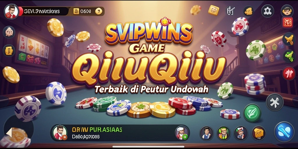 Tampilan menarik dari gameplay QiuQiu di SVIPWINS.
