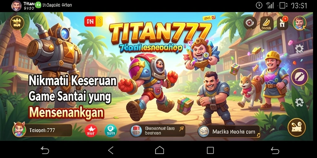 Tampilan seru dari gameplay <strong>TITAN777</strong> yang menghibur dan menantang.